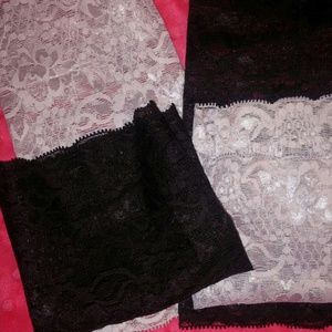 2 sets lace boot cuffs