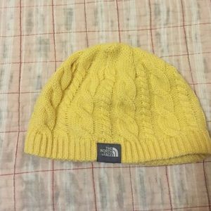 North Face Yellow Hat