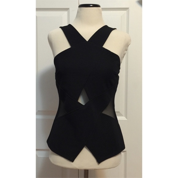 Cute black stylish top