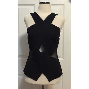 Cute black stylish top