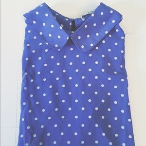 ❌sold in bundle ❌ Forever21 polka dot shirt