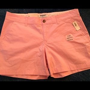 Brand new pink twill shorts