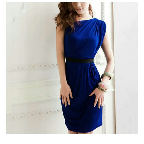 NWT Off The Shoulder Blue Dress