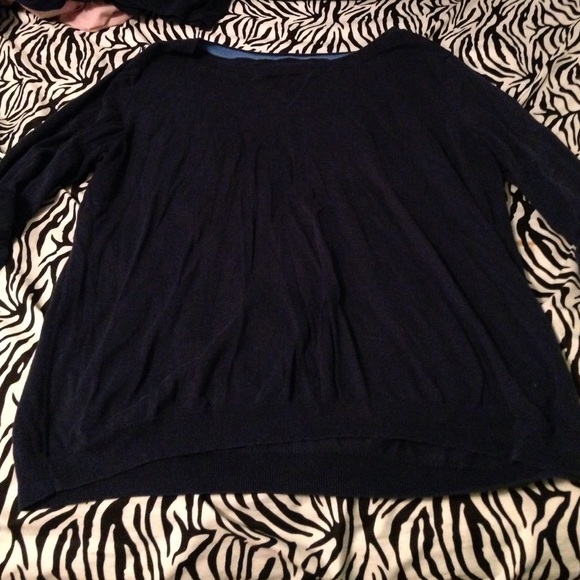 Navy Blue Sweater.