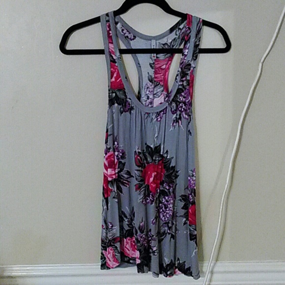 Flowing floral top