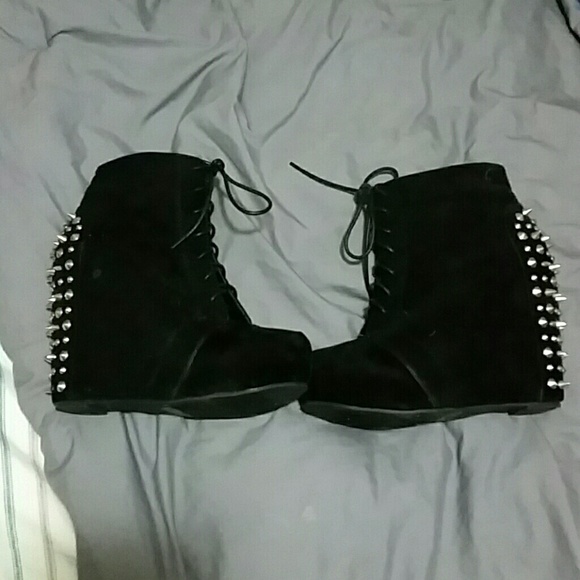 Spiked booties