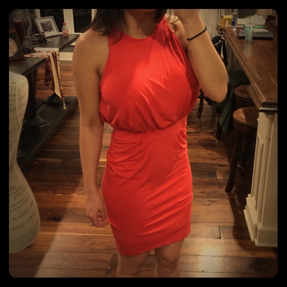 Cynthia Steffe red cocktail dress NWOT