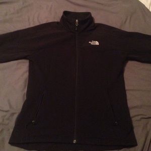 Black north face fitted jacket