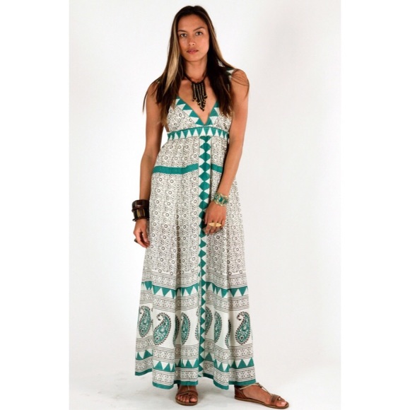 🌀165🌀Jen’s Pirate Booty Printed Maxi dress