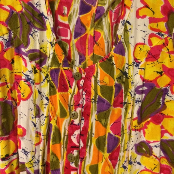 VINTAGE - Baani's Bright Printed Vintage Jumper - Picture 2 of 4