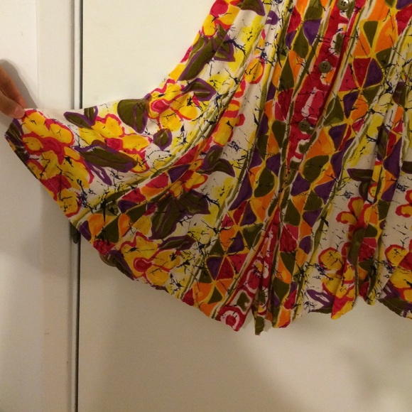 VINTAGE - Baani's Bright Printed Vintage Jumper - Picture 3 of 4