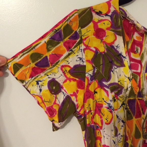 VINTAGE - Baani's Bright Printed Vintage Jumper - Picture 4 of 4