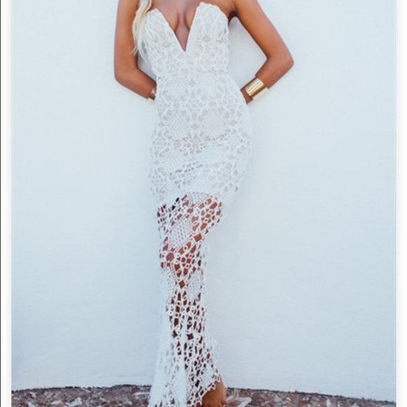 Crocheted Formal Dress