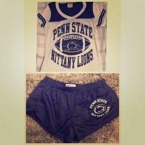 Penn State Soffe Shorts and Top