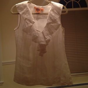 Tory Burch Linen Shell