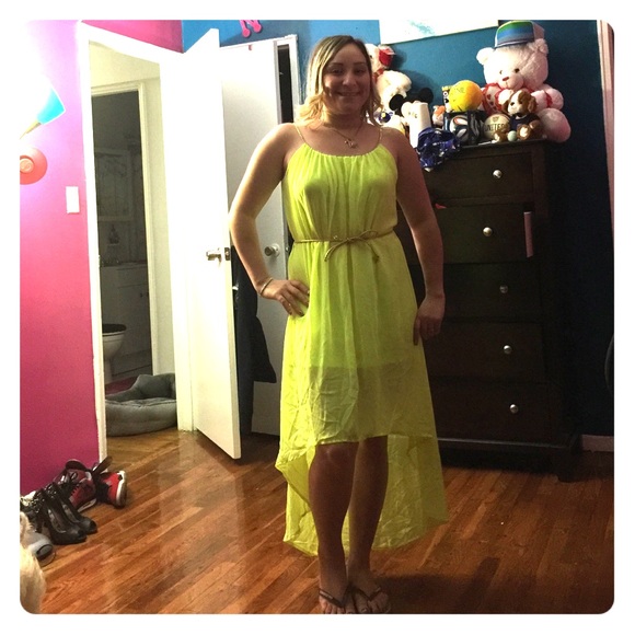 Dresses & Skirts - Neon yellow long dress