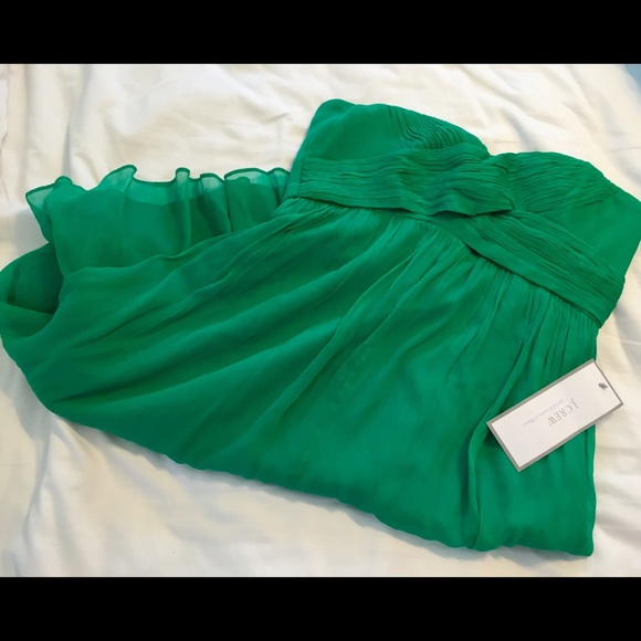 J. Crew Silk Chiffon Taryn Dress NWT - Picture 2 of 4