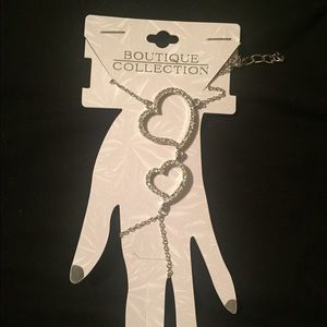 Silver hand chain