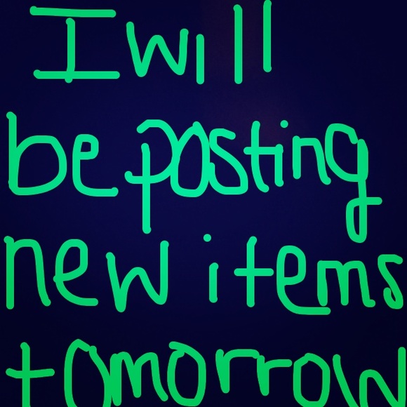 I will be posting new items. Tomorrow 4-11-15 :)