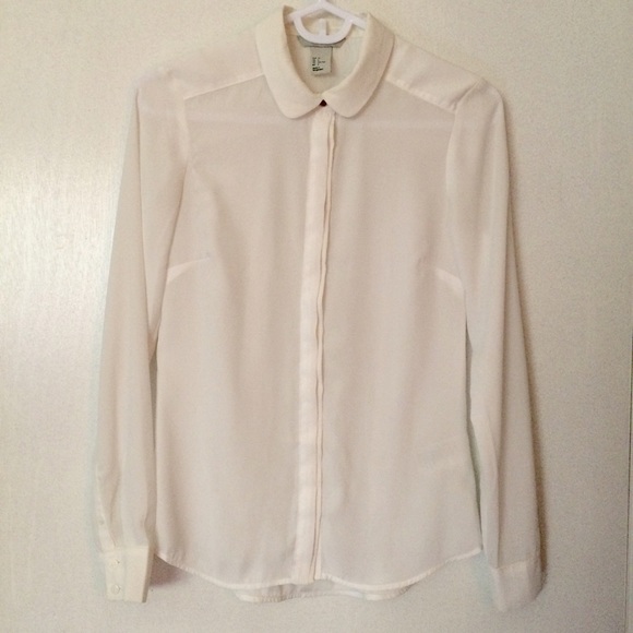 H&M white blouse