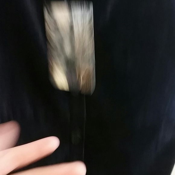 Suede navy dress - Picture 3 of 3