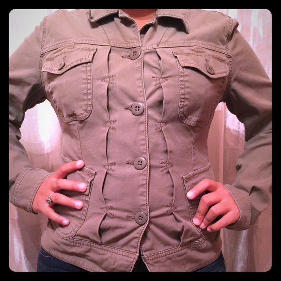 Lucky brand army green jacket