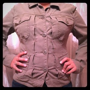 Lucky brand army green jacket