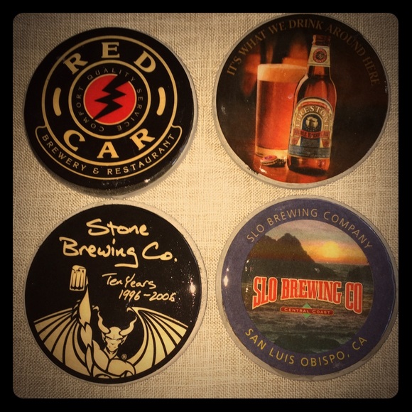 Beer Coasters - Hand made