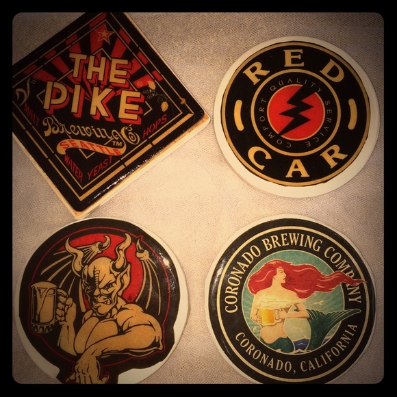 Beer Coasters - Hand made
