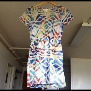 Band of gypsies watercolor dress uo xs