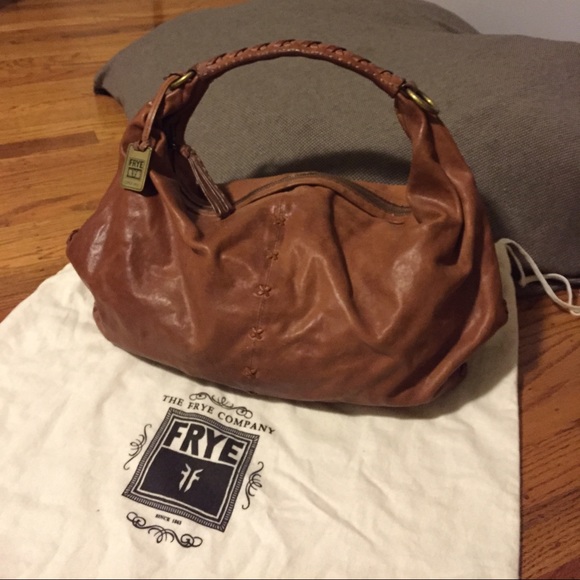 Frye Handbags - FRYE Tan Leather Hobo Bag