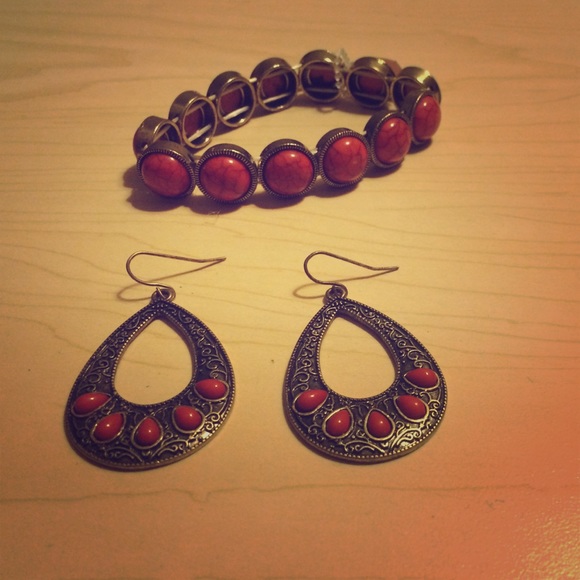 Bracelet with matching earrings!