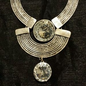 NEW Gorgeous Y Shaped Crystal Necklace