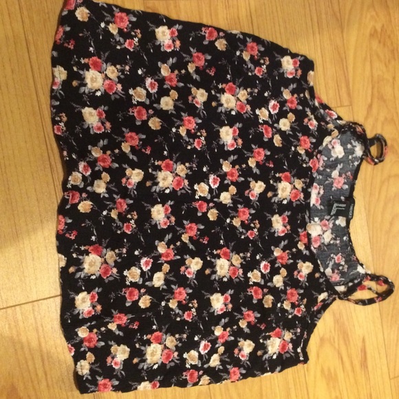 black red and white floral