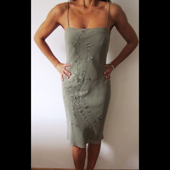 Banana Republic silk spaghetti strap slip dress