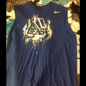 Nike xl mens sleeveless 2 shirt