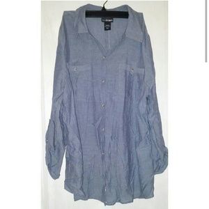 Jean button up  size 18/20