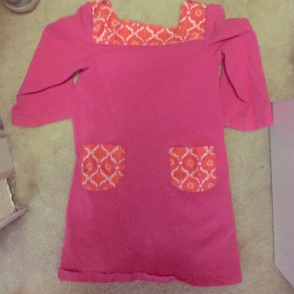 Girls three quarter sleeve tunic top