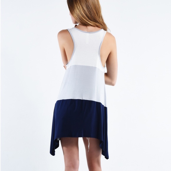 LOWEST "One True Love" Colorblock Sleeveless Tunic - Picture 2 of 4