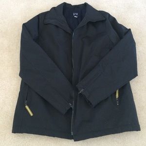 Gap black jacket, fleece lined
