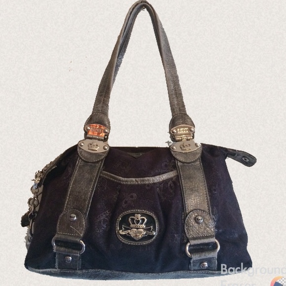 Kathy Van Zeeland Handbags - Kathy Van Zeeland Metallic Pewter Satchel