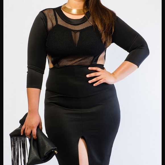 Sexy black dress