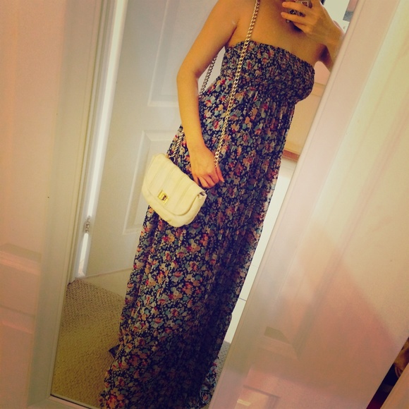 Long Floral Maxi Dress
