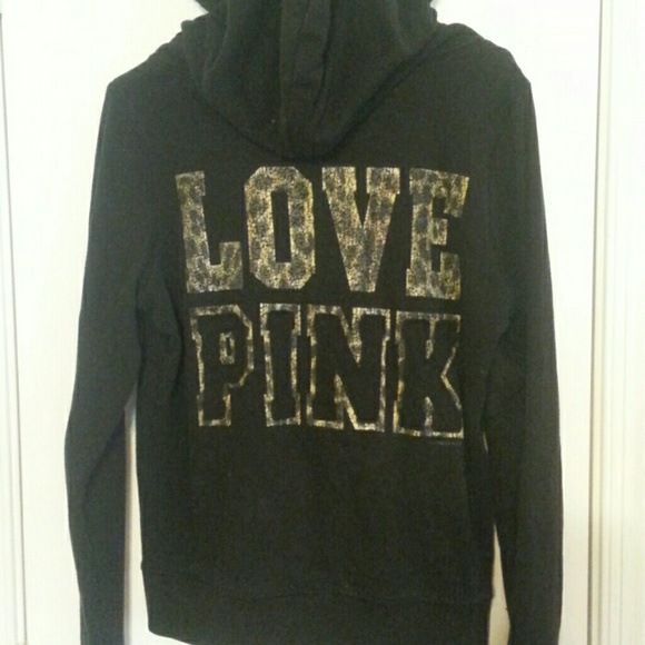 VS PINK leopard print hoodie