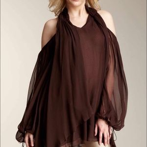 Stunning summer silk chiffon top