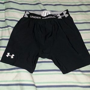 Black Under Armour compression shorts