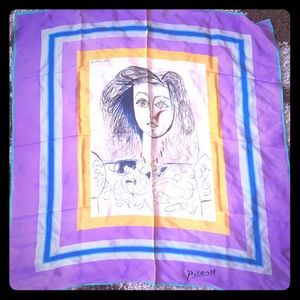 Vintage Picasso silk scarf