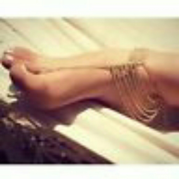 One Pair :Foot Jewelry (Toe Ring & Ankle Bracelet) - Picture 1 of 3