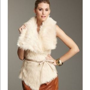 Faux fur vest