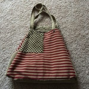 American flag tote